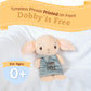 Kids Preferred Harry Potter Dobby Teether Plush Toy Crinkle Cloth for Newborn Baby Boys and Girls 10 inches
