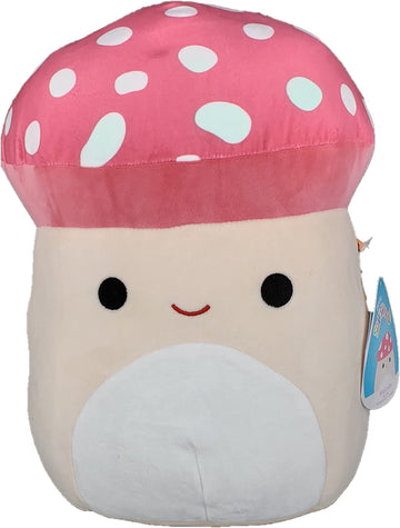 Squishmallow KellyToys - 12 Inch (30cm) - Malcolm The Mushroom - Super Soft Plush Toy Animal Pillow Pal Buddy Stuffed Animal Birthday Gift_AB