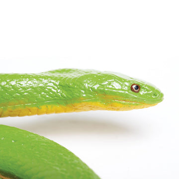 Safari Ltd. Rough Green Snake Figurine - Detailed 36" Plastic Model Figure - Fun Educational Play Toy for Boys, Girls & Kids Ages 3+