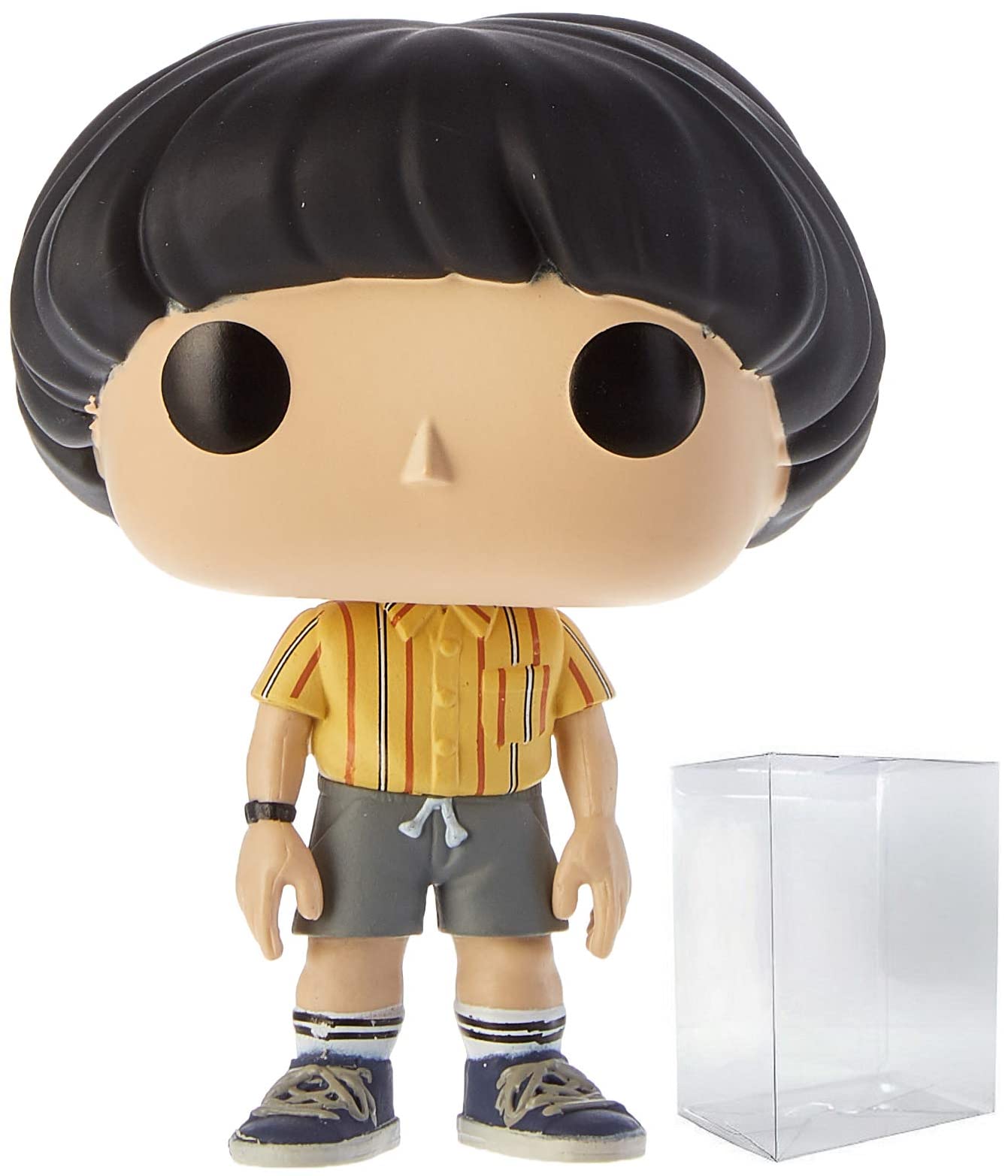 Funko POP [Stranger Things] - Mike Wheeler Pop! Vinyl Figure (Bundled with Compatible Pop Box Protector Case), Multicolor, 3.75 inches