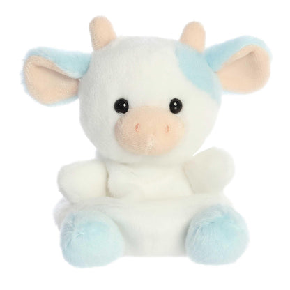 Aurora Palm Pals 4.5" Skyla Blueberry Cow Adorable Plush