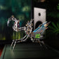 Arcynix Mostarle Cyberpunk Emerald Mantis 3D Metal Puzzle for Adults and Teens, 352-Piece DIY Sci-Fi Model Kit with Adjustable Forearms, Challenging