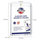 20-Pack One Touch Sleeved-Card Magnetic-Holders - 35PT Trading Card Holders, UV Protection Clear Acrylic Card Cases, Magnet Case Protectors for Game