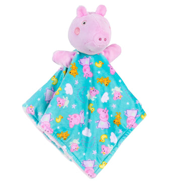 Kids Preferred Peppa Pig Puppet Blankey - 13 Inches, Baby Showers, Snuggle Blankey and Playful Puppet for Babies 0 Months and Up, Embroidered Details