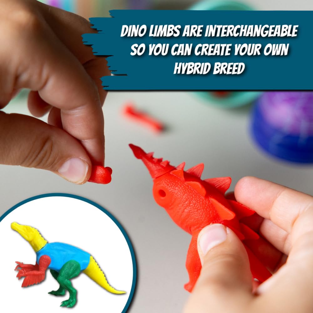 The Eggmazing Egg Decorator | Glow in the Dark Dinomazing Dinosaur Eggs | Refill 6 Pack | Eggs with Dinosaurs Inside | Ages 3 and Up