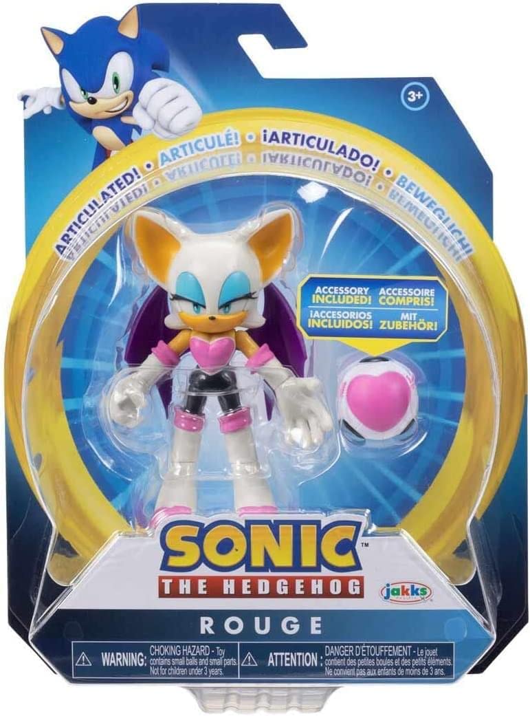 Sonic the Hedgehog 4" Rouge The Bat Action Figure