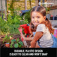 Corona Tools Kids Garden Tool Set, 3-Piece Gardening Tools for Children Ages 4+, Includes Trowel, Transplanter & Cultivator, Durable Lightweight