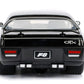 Jada Toys Fast & Furious 1:24 Dom's Plymouth GTX Die-cast Car, Toys for Kids and Adults, Black, Standard