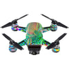 MightySkins Skin Compatible with DJI Spark Mini - Psychedelic | Protective, Durable, and Unique Vinyl Decal wrap Cover | Easy to Apply, Remove,