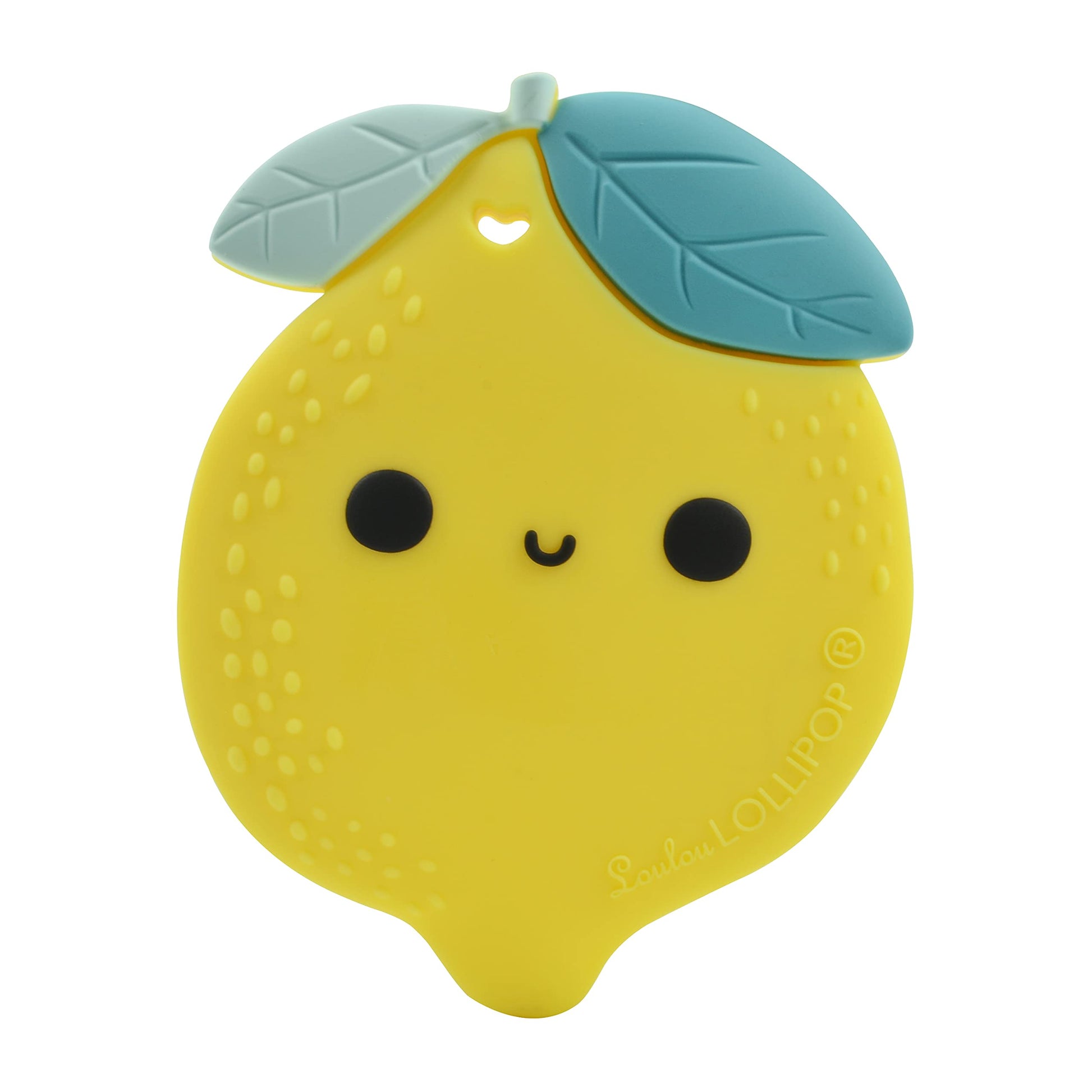 Loulou Lollipop Silicone Teether for Babies 4 Months and Up, Textured Teething Toy for Sore Gums, BPA-Free Food-Grade Silicone, Easy to Hold