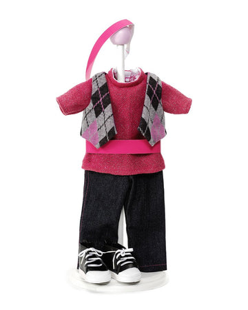 Madame Alexander Jeans & Vest Outfit