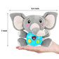 Aitbay Plush Elephant Music Baby Toys 0 to 6 Months, Cute Stuffed Animal Light Up Baby Toys Newborn Baby Musical Toys for Infant Babies Boys & Girls