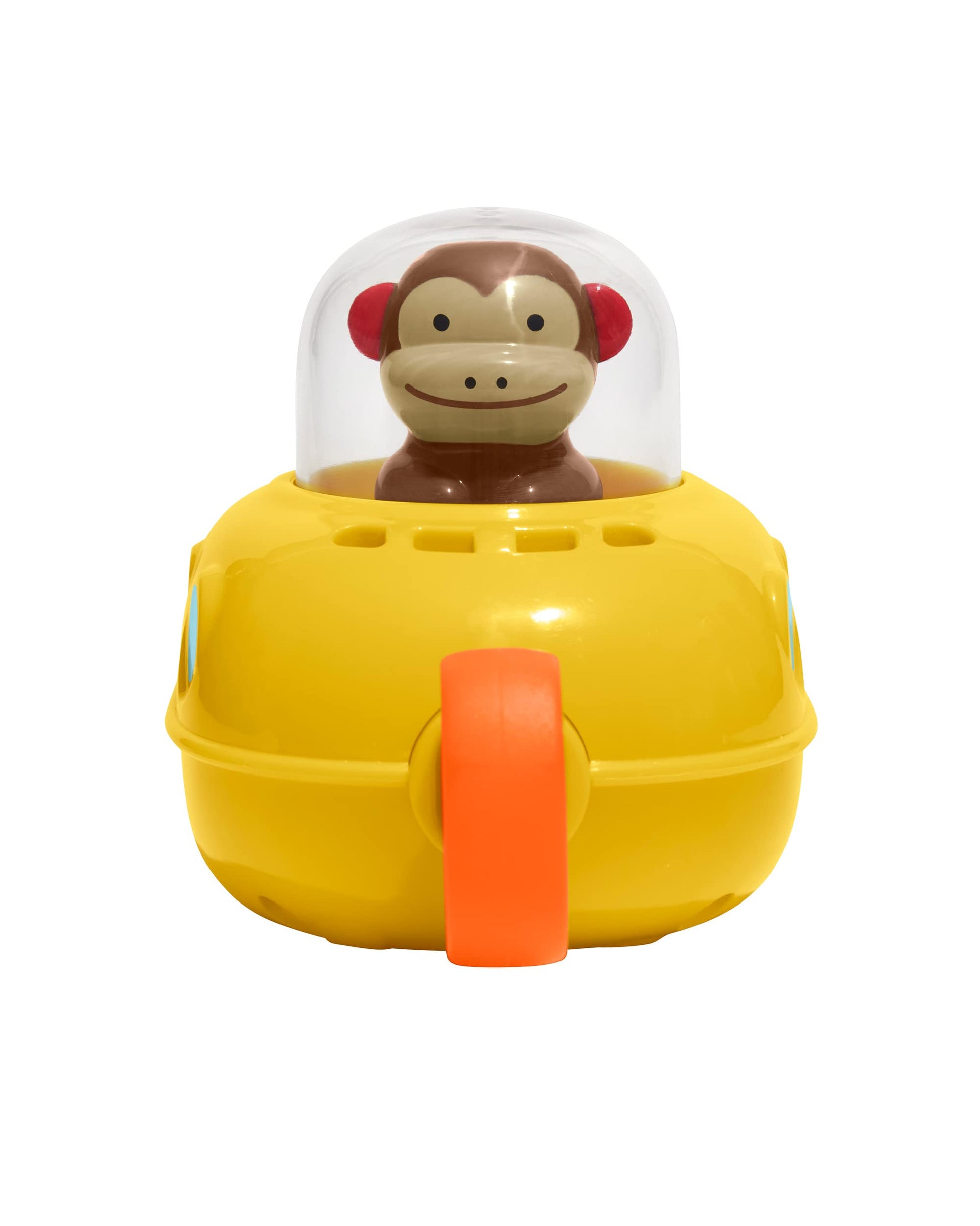 Skip Hop Pull & Go Monkey Submarine: Baby Bath Toy, Marshall Monkey Zoo Character