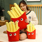 15.7-inch Hamburger French fries Plush Pillow Soft Stuffed Toy for Kids