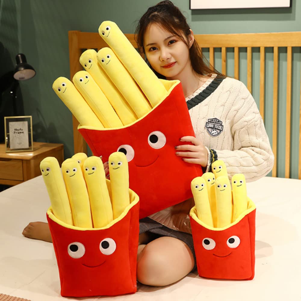 15.7-inch Hamburger French fries Plush Pillow Soft Stuffed Toy for Kids