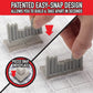 Monster Adventure Terrain 3D Interchangeable Builder System - 195pc PAINTABLE Palisade w Base- Build Modular Worlds in a Snap & Elevate Your Campaign