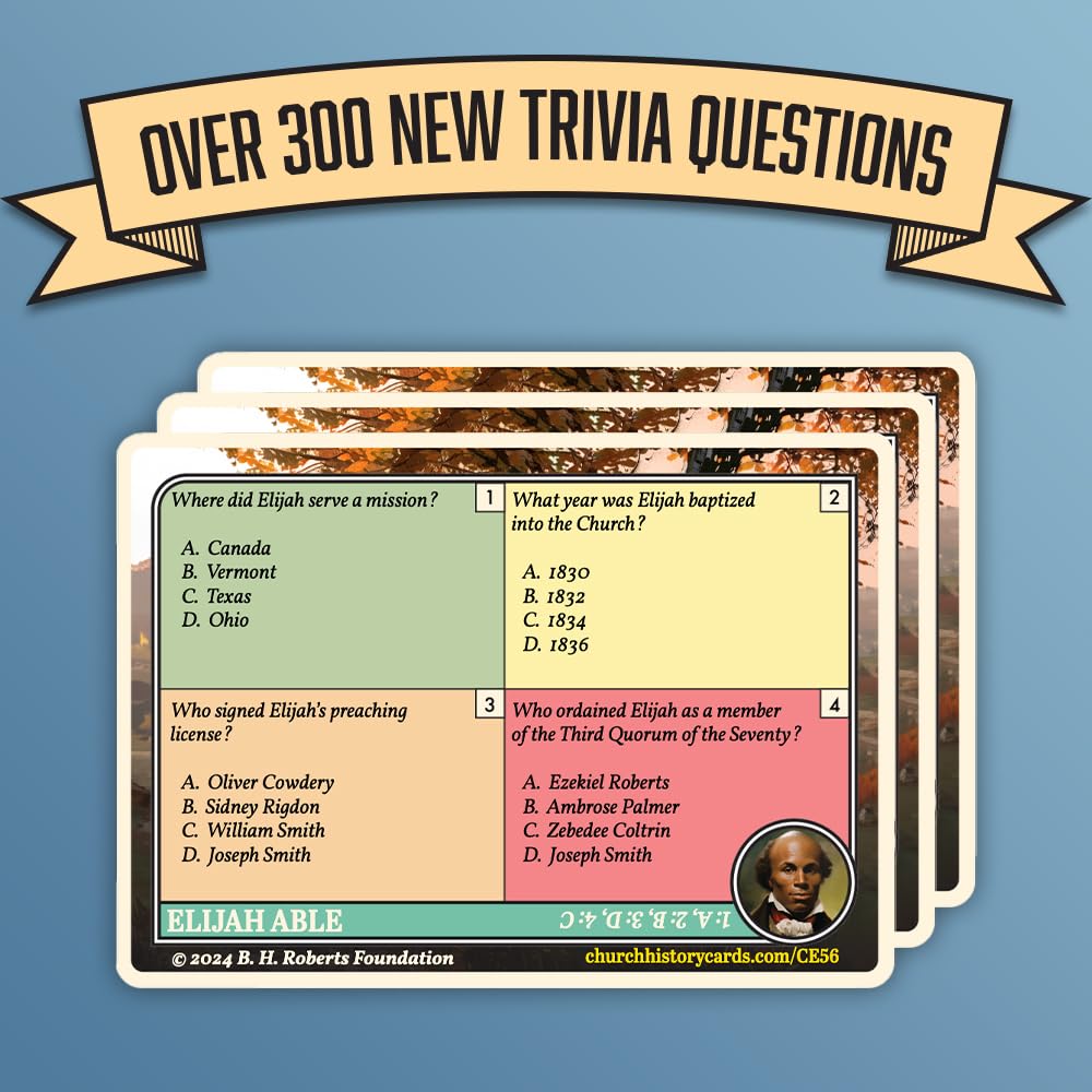 Church History Cards Latter-Day Saints Volume II: Kirtland | Standalone Game | 90 Cards | Over 300 New Trivia Questions | Cards for Collecting