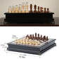 15 "Wooden Chess Set, Large Size Board, Built-in Storage Drawer - 2 Extra Queens - Wooden Chess Pieces - Gift wrap, Adult and Children's Board Games