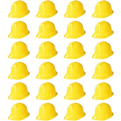 Novelty Place Construction Party Hats - Dress Up Soft Hats for Kids and Adults (Pack of 24)