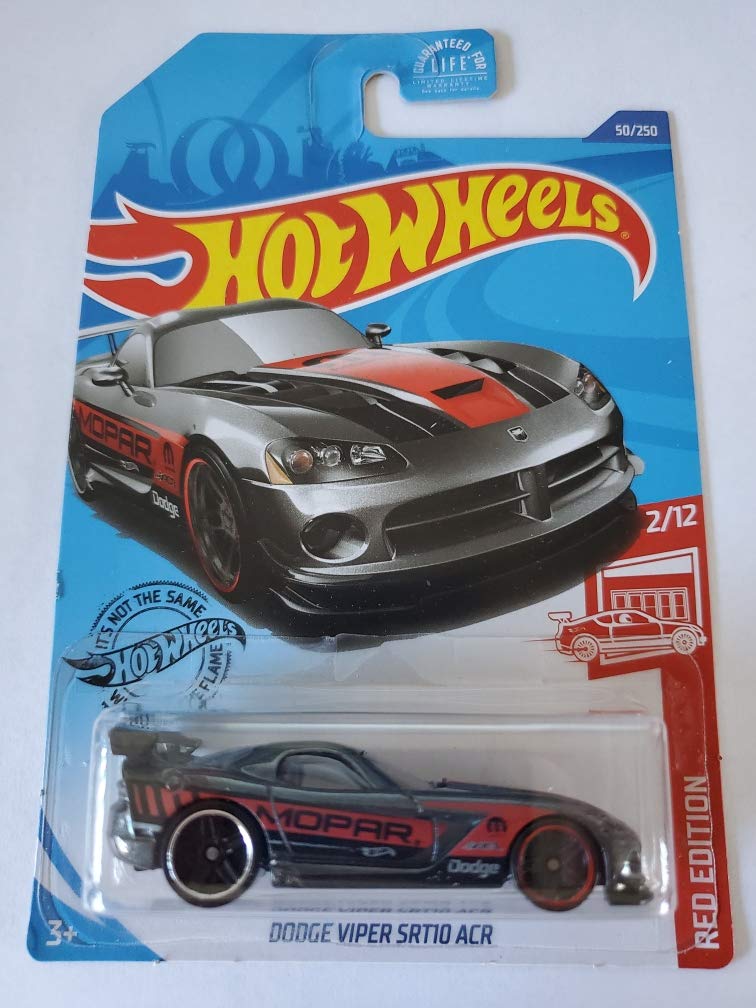 Hot Wheels 2020 Target Exclusive Red Edition 2/12 - Dodge Viper SRT10 ACR, Gray