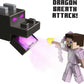 Mattel Minecraft Ultimate Ender Dragon Figure, 20-in Mist-Breathing Creature, Plus 3.25-in Color-Change Steve Figure, Weapon, Amor and Battle