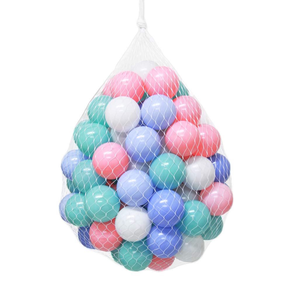 Wonder Space Soft Pit Balls, Chemical-Free Crush Proof Plastic Ocean Ball, BPA Free with No Smell, Safe for Toddler Ball Pit/Kiddie Pool/Indoor Baby