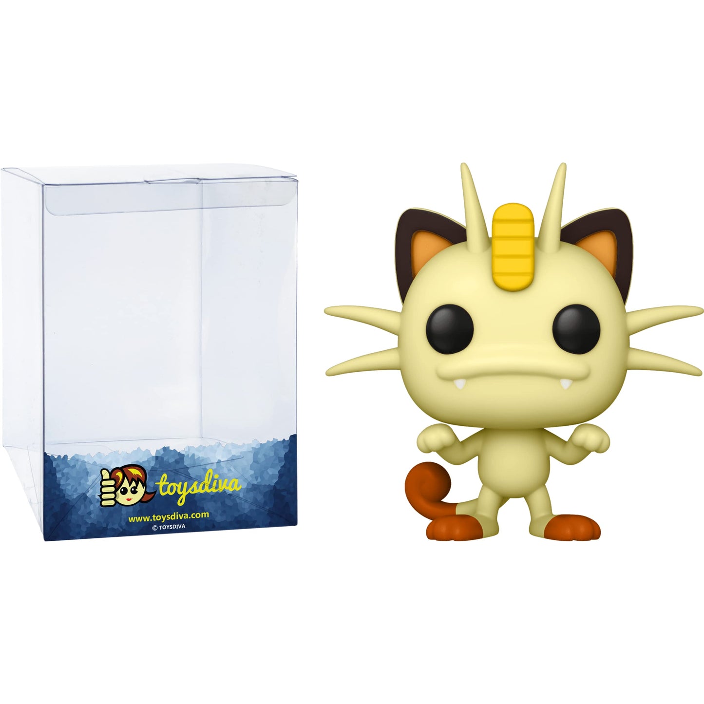 Meow t h: Fun ko P o p ! Games Vinyl Figurine Bundle with 1 Compatible 'ToysDiva' Graphic Protector (780-55229 - B)