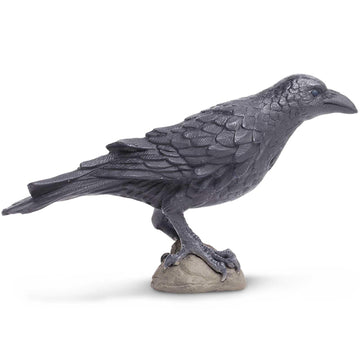 Safari Ltd. Raven Figurine - Realistic 3" Bird Figure - Educational Toy for Boys, Girls, and Kids Ages 3+