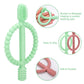 Baby Teething Toys with Easy-Hold Handle, Silicone Infant Toothbrush, Textured On Both Sides Helps Massage, Soothe Sore Gums, Teething Toys for Babies