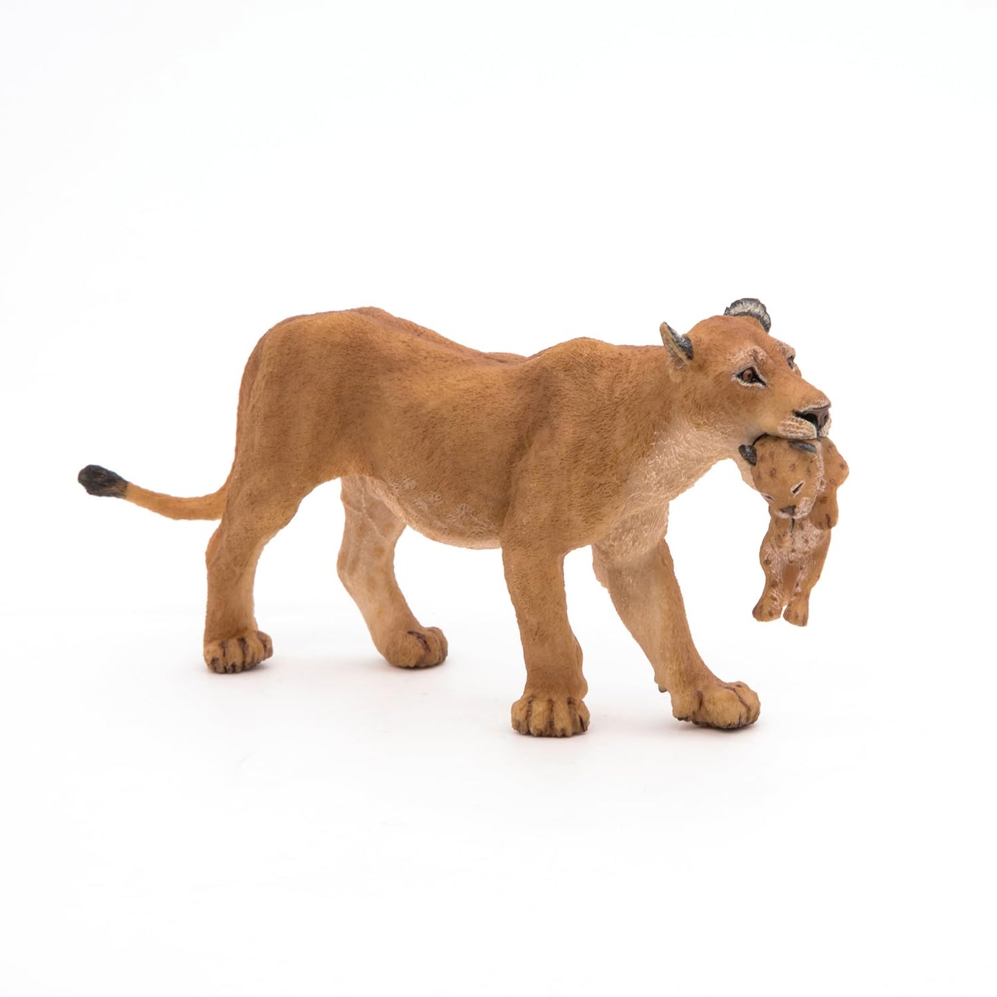 Papo Wild Animal Kingdom Figure, Lioness with Cub, Multicolor (50043) , 6.5cm