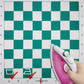 LUCKIN SPORTS Standard Professional Tournament Chessboard, 20" x 20" in Size with 2.25" Squares. 100% Durable Felt Fabric. Waterproof and Stain