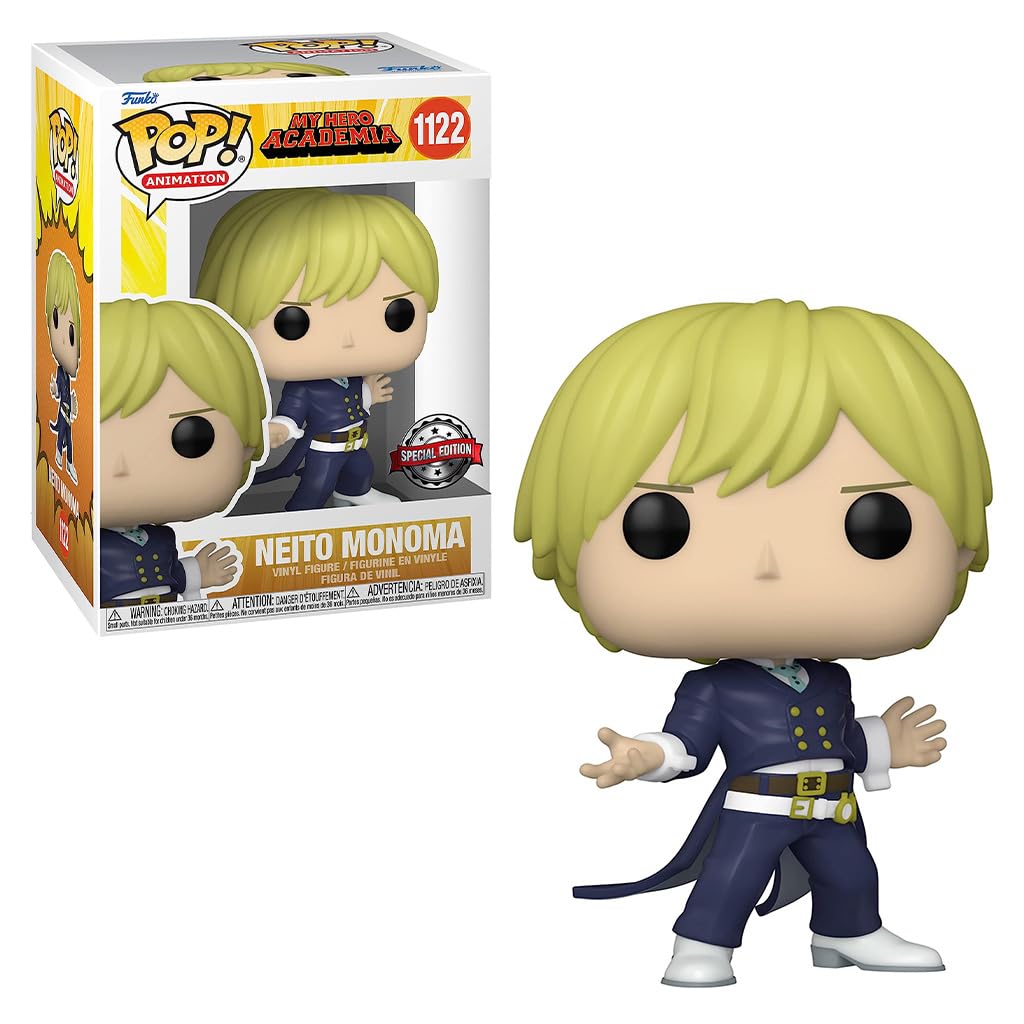 Funko Pop! Animation My Hero Academia: Neito Monoma #1122 Special Edition Exclusive - Official Collectible Vinyl Figure