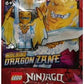 LEGO Ninjago Crystalized: Zane Dragon Minifigure with Sword and Shuriken