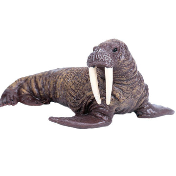 JOKFEICE Walrus Figures - Realistic Animal Figures Pretend Play Toy - Learning Educational Toy Christmas Birthday Gift Cake Topper Teacher Rewards