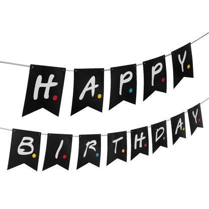 iFriends TV Series Happy Birthday Banner for Kids and Adults - iFriends Party Supplies Decorations, Pre-Assemble Banner Backdrop Decor for Birthday