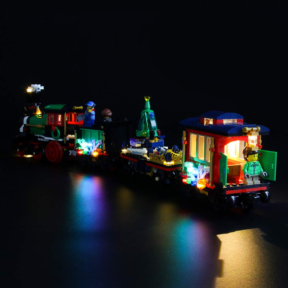 Lightailing Light Set for (Creator Expert Winter Holiday Train) Building Blocks Model - Led Light kit Compatible with Lego 10254(NOT Included