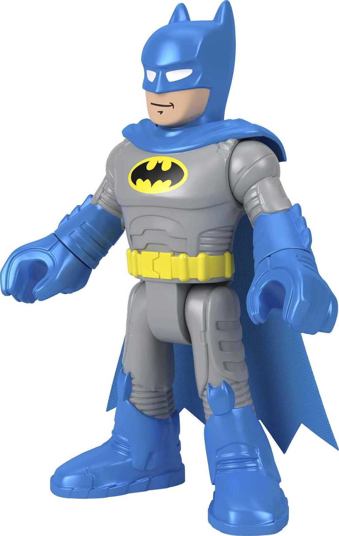 DC Super Friends Fisher-Price Imaginext Batman XL - Blue, Extra-Large Figure with Fabric Cape for Preschool Kids Ages 3-8 Years