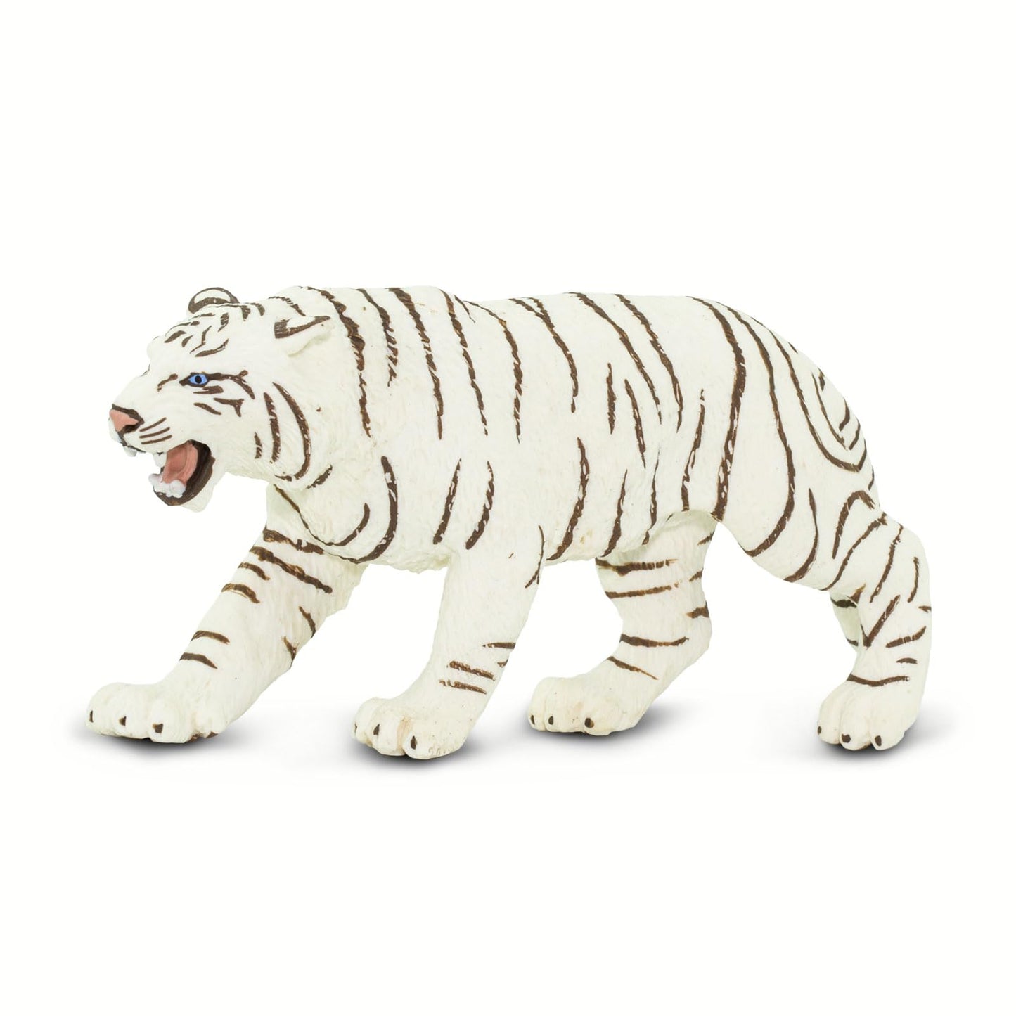 Safari Ltd. White Bengal Tiger Figurine - Detailed 6" Plastic Model Figure - Fun Educational Play Toy for Boys, Girls & Kids Ages 3+