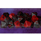 Renegade Game Studios Vampire: The Masquerade 5th Edition Dice Set - Eighteen Custom Black and Red d10 Polyhedral Dice for V5 Roleplay Tabletop Gaming