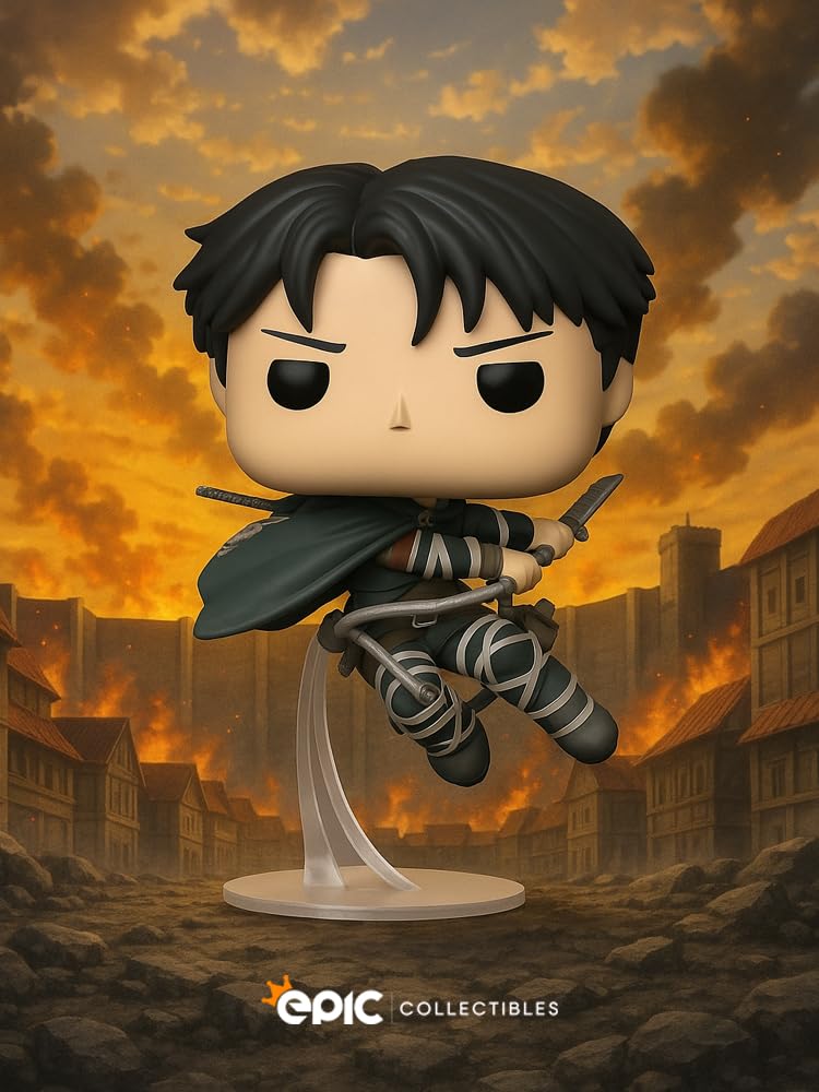 Epic Collectibles Pop Anime: Attack on Titan - Captain Levi Vinyl Figure