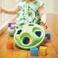 Green Toys Shape Sorter, Green/Blue - 10 Piece Motor Skills, Shape Categorization Kids Toy. Safe for Babies and Toddlers. No BPA, PVC. Dishwasher