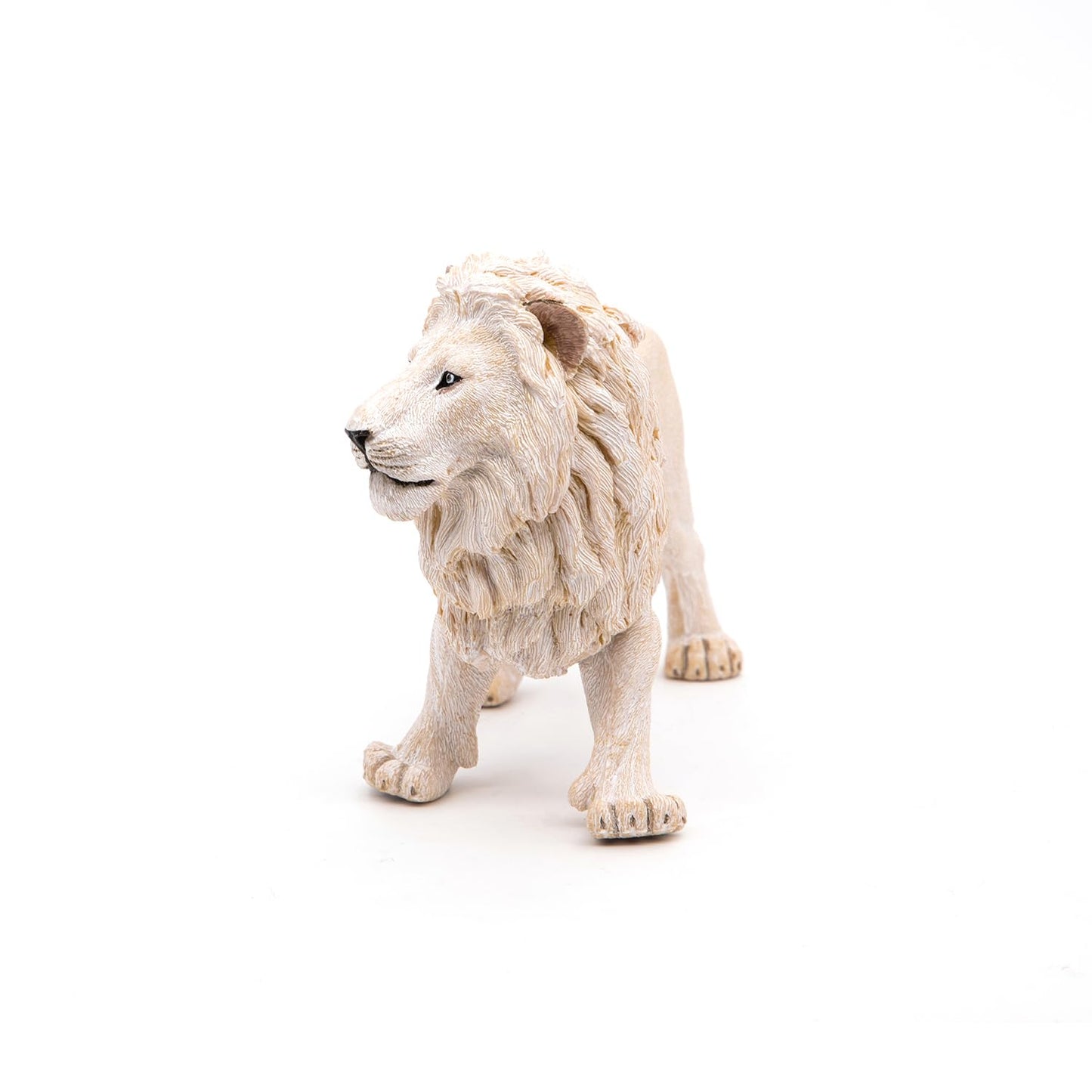 Papo - Realistic White Lion Figure Toy for Kids - Ages 3+ - Wild Life Collection - Educational Play Wildlife Discovery - Gift Idea Toy for Girls