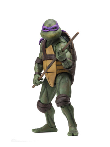 NECA TMNT Donnie Collectible Action Figure - Acrylic Ninja Movie Theme Toy
