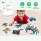 Volnau Sea Creature Toys Figures 13PCS Atlantic Ocean Shark Animals Figurines for Toddlers Kids Christmas Decoration Gift Plastic Fish Preschool Pack