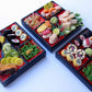 ThaiHonest Mixed Set 3 Dollhouse Miniature Sushi Bento,Tiny Food, Collectibles