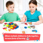 KMUYSL Learning Toys for 3 4 5 6 Years Old Boys and Girls - See & Spell CVC Word Builders with Alphabet Cards for Kids, Preschool Learning Activities