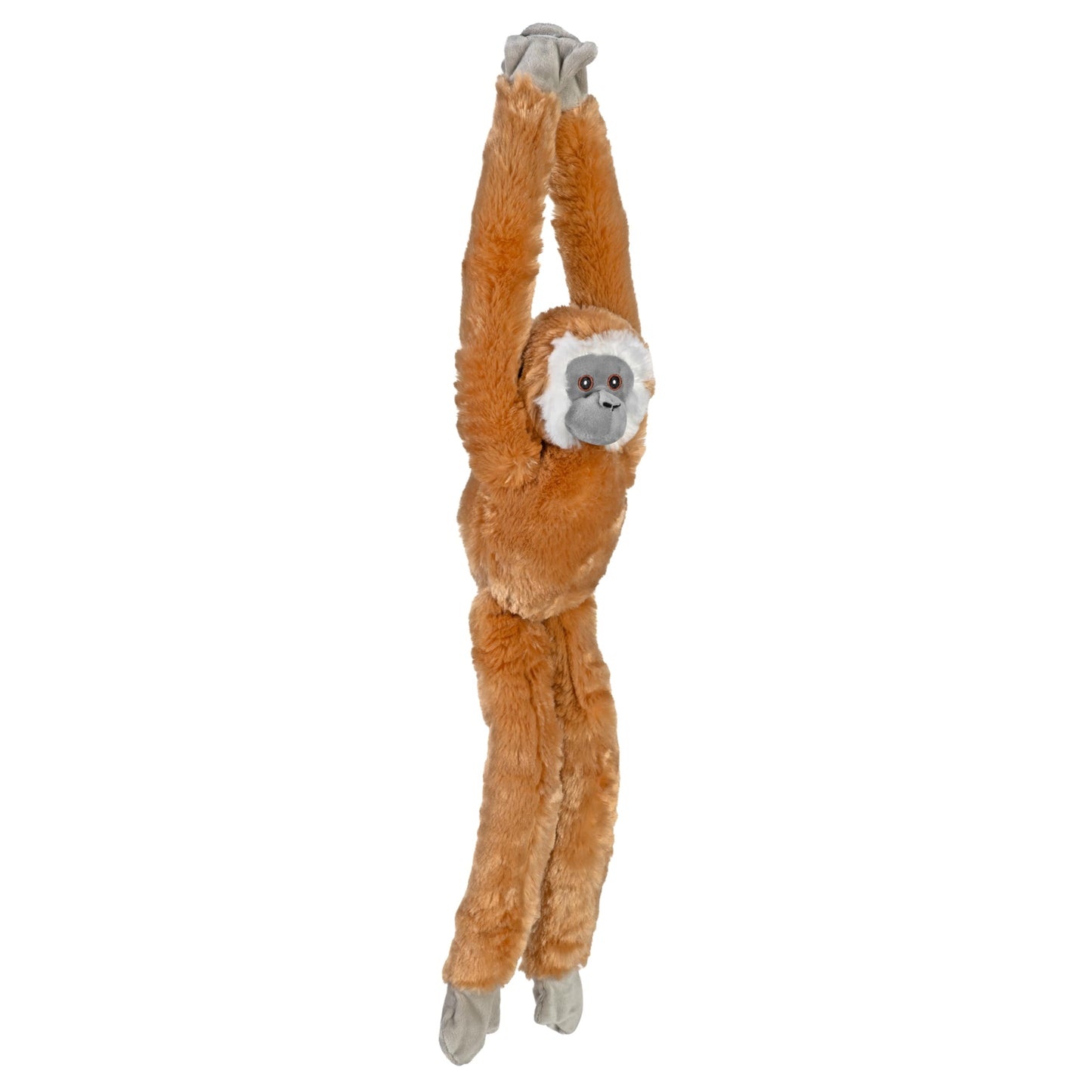 Wild Republic Ecokins Hanging White Handed Gibbon Stuffed Animal - 22"