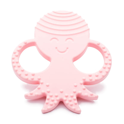 Sisilia BPA Free Silicone Teething Toys | Octopus (Pink)