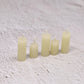 Dollhouse Miniature Candle Set (5pc) - Tiny Candles, Mini Candle, 1/12, Decoration, Decor, Fairy Garden, Rustic, Beesax, Farmhouse, DIY Craft, Art