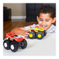 Hot Wheels Monster Trucks Twisted Tredz Vehicles, Creature-Themed 1:43 Scale Toy Truck with Pull-Back Motor & Giant Wheels, Gift for Kids Ages 3 Years
